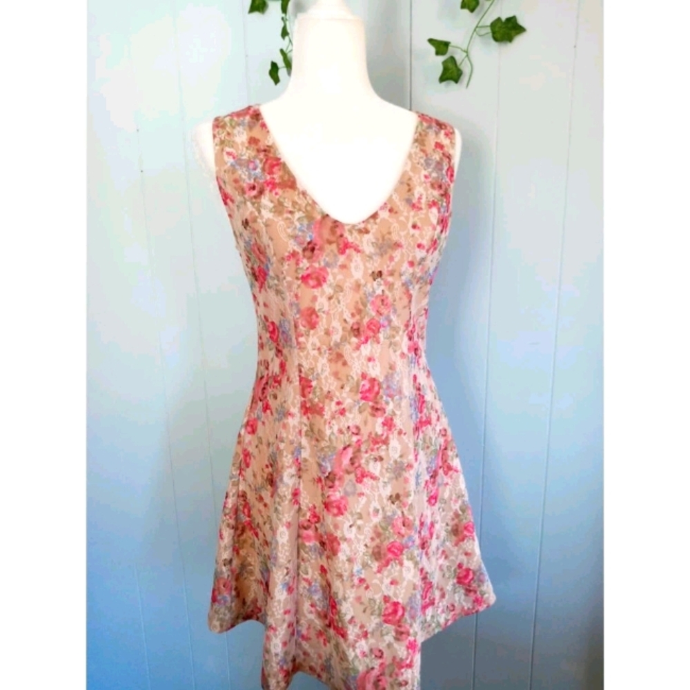 Francesca's Cottage Core Lace Mini Dress